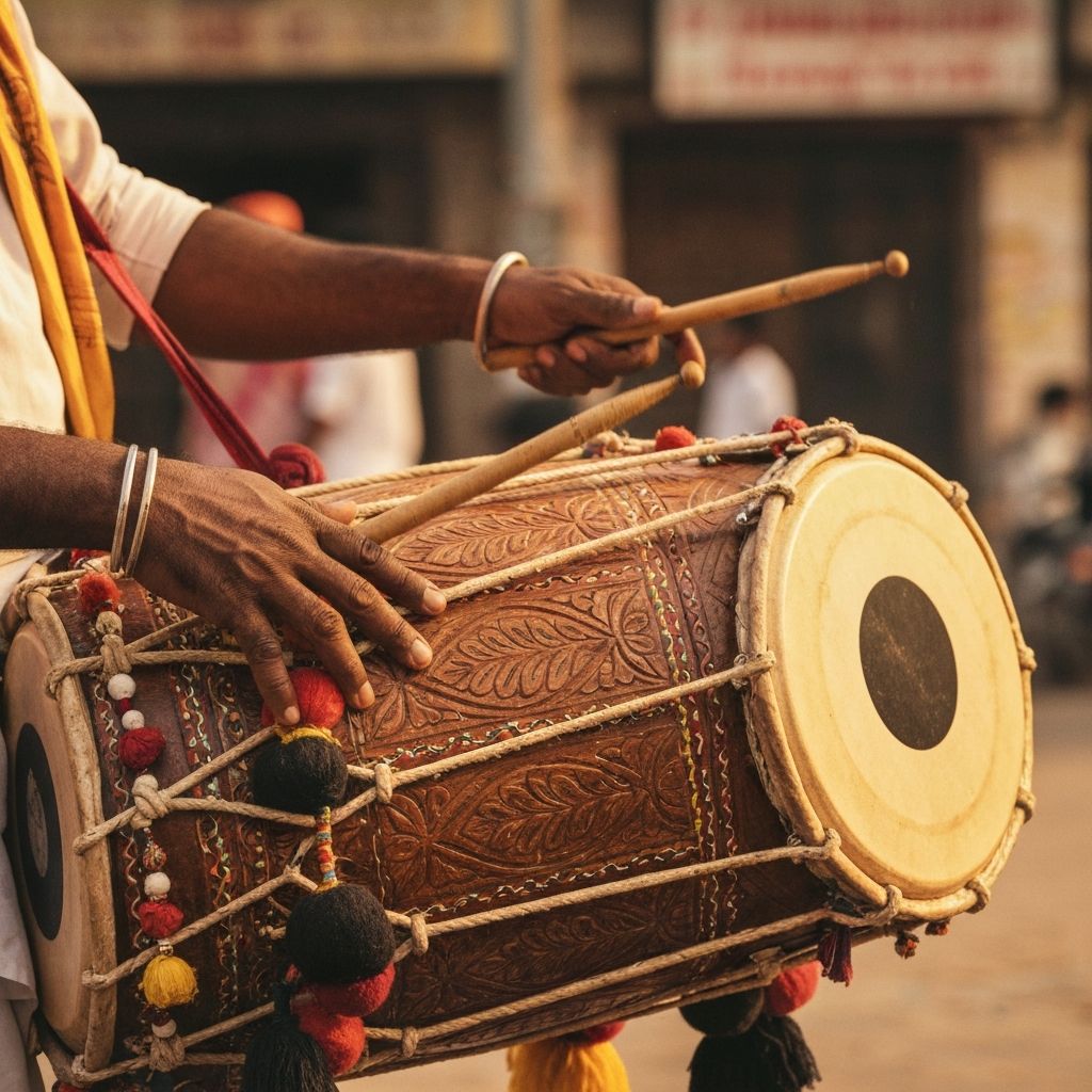 The Dhol, Tumbi, and Algoza: Traditional Instruments of Punjab